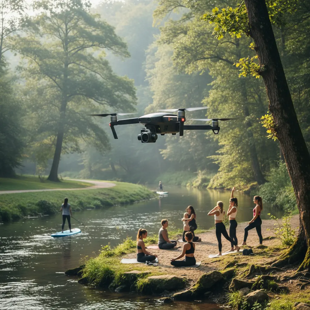 réalisation d'une vidéo par drone par e'motion group